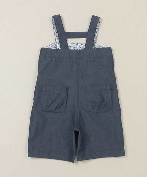 sense of wonder（センスオブワンダー）の「アシンメトリーサロペットパンツ【日本製】（サロペット/オーバーオール・キッズ・ネイビー・90-100cm/100-110cm）」の10枚目の写真