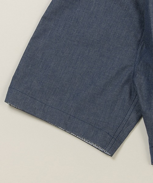 sense of wonder（センスオブワンダー）の「アシンメトリーサロペットパンツ【日本製】（サロペット/オーバーオール・キッズ・ネイビー・90-100cm/100-110cm）」の6枚目の写真