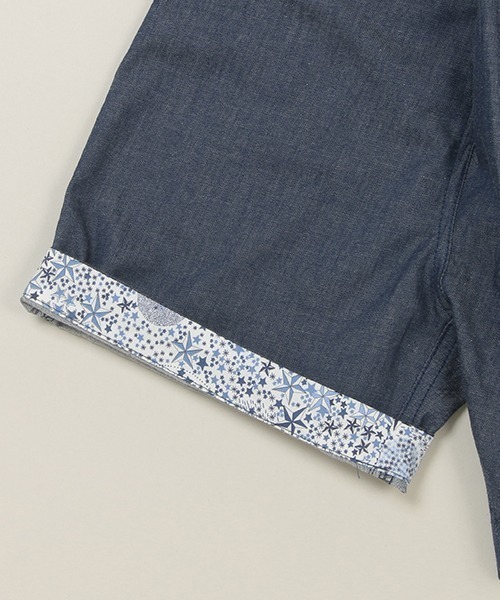 sense of wonder（センスオブワンダー）の「アシンメトリーサロペットパンツ【日本製】（サロペット/オーバーオール・キッズ・ネイビー・90-100cm/100-110cm）」の4枚目の写真