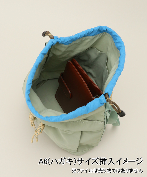 JOINT WORKS(ジョイントワークス)の「CONTROL FREAKナイロン2WAYミニバッグ(クラッチバッグ・レディース・オレンジ/ブラック・1)」の7枚目の写真