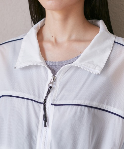 VIS（ビス）の「パイピングダブルジップシアートラックブルゾン（ブルゾン・レディース・ピンク/ホワイト系その他・FREE）」の21枚目の写真