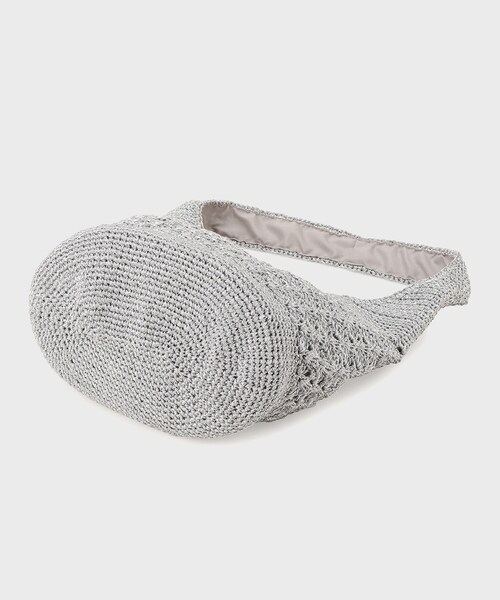 OPAQUE.CLIP（オペークドットクリップ）の「◆カギ針ラメワンショルダーバッグ（トートバッグ・レディース・ブラック/シルバー・00）」の8枚目の写真