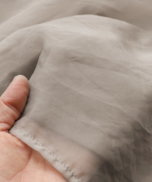 reca(レカ)の「オーガンジー重ねラグラントップス(その他トップス・レディース・アイボリー/ブラック/ブルーグレー/ベージュ系その他/ミント/ブラウン・FREE)」の9枚目の写真