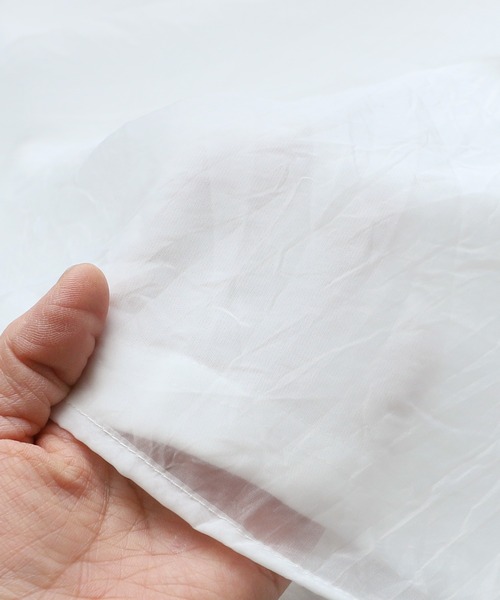 reca(レカ)の「オーガンジー重ねラグラントップス(その他トップス・レディース・アイボリー/ブラック/ブルーグレー/ベージュ系その他/ミント/ブラウン・FREE)」の10枚目の写真