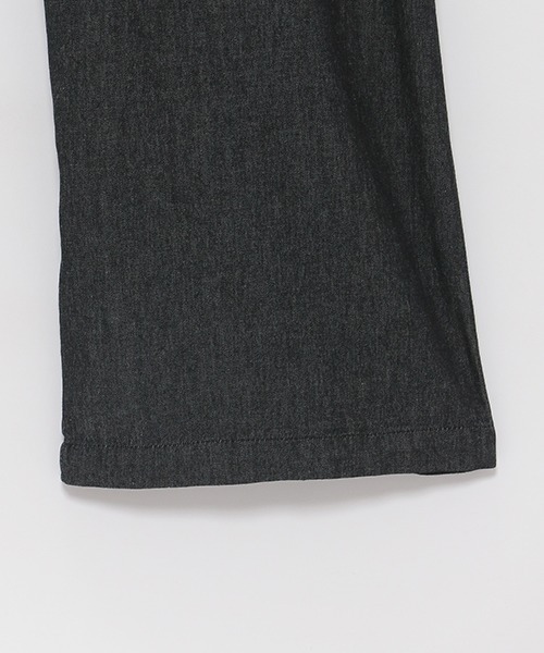 petit main LIEN（プティマインリアン）の「【LADIES】デニムワイドパンツ（デニムパンツ・レディース・ブラック/オフホワイト/ブルー・FREE）」の6枚目の写真