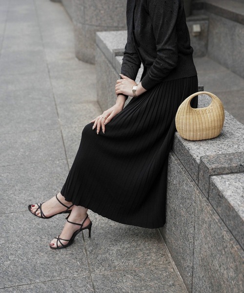 スカート JESUS CLOTHING プリーツ サマーニット スカート HUIT（スカート）｜HUIT