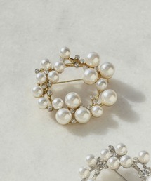GOLDY（ゴールディ）の「ランダム パール × ビジュー ブローチ（ブローチ/コサージュ）」