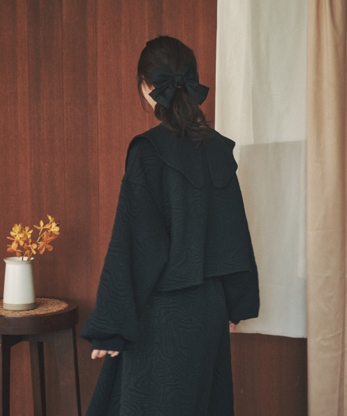 moi tytto（モイテュット）の「マルチウェイキルティングトップス（カーディガン/ボレロ・レディース・ブラック/ベージュ/ナチュラル・FREE）」の18枚目の写真