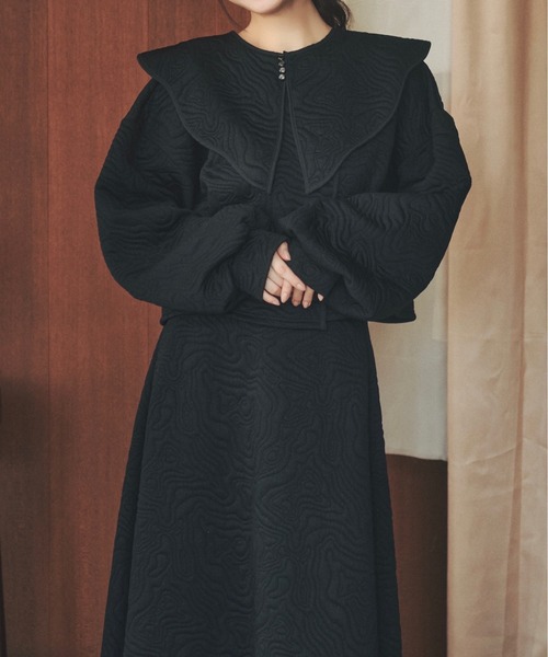 moi tytto（モイテュット）の「マルチウェイキルティングトップス（カーディガン/ボレロ・レディース・ブラック/ベージュ/ナチュラル・FREE）」の20枚目の写真