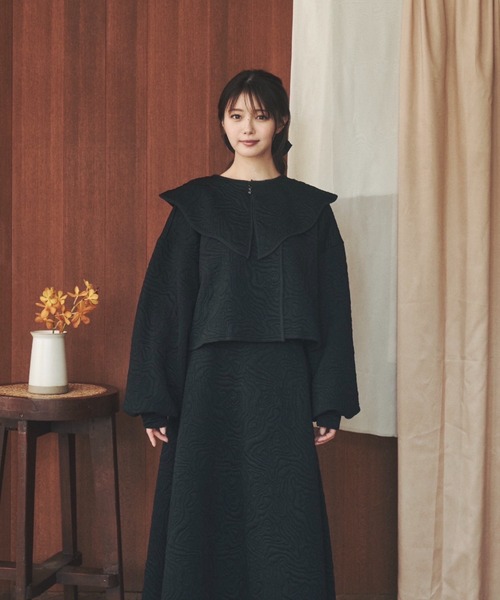 moi tytto（モイテュット）の「マルチウェイキルティングトップス（カーディガン/ボレロ・レディース・ブラック/ベージュ/ナチュラル・FREE）」の17枚目の写真