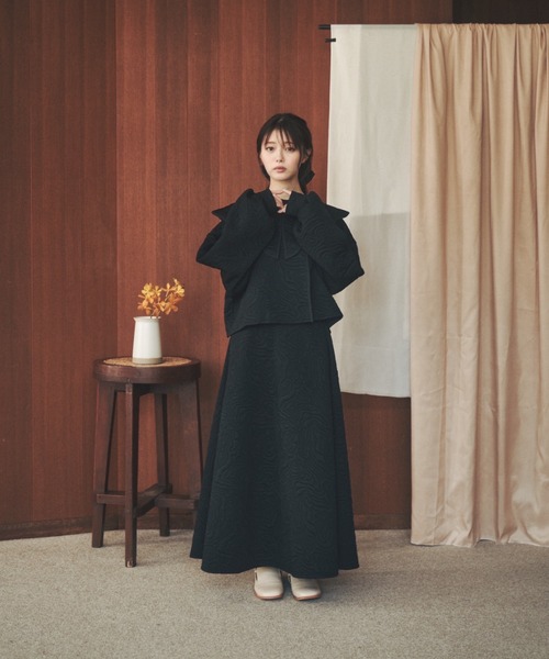 moi tytto（モイテュット）の「マルチウェイキルティングトップス（カーディガン/ボレロ・レディース・ブラック/ベージュ/ナチュラル・FREE）」の8枚目の写真