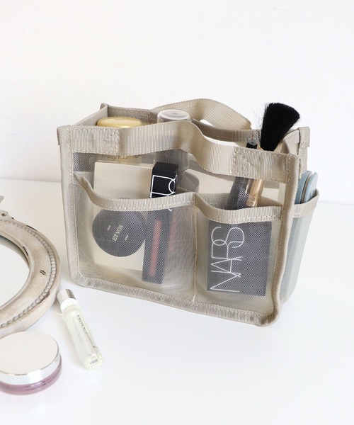 メッシュバッグインバッグ小（ポーチ）｜T・S・L（ティー