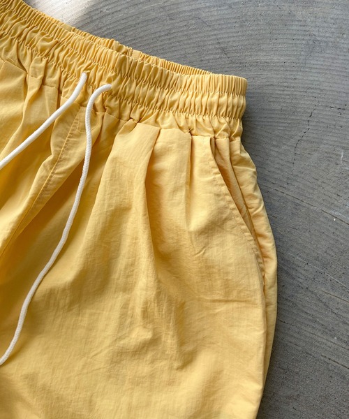 Teem Store（チームストア）の「カラフル ドロスト ナイロン タックパンツ（その他パンツ・レディース・ブラック/ブルー/グリーン/イエロー・S/M/L）」の15枚目の写真