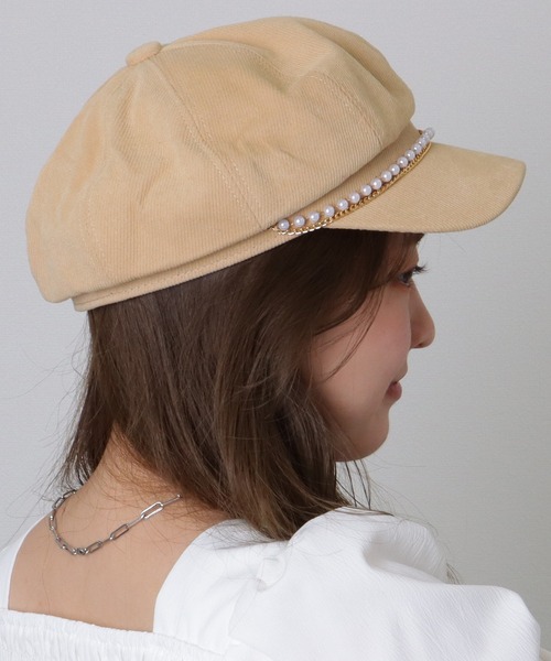 Wool check casquette2 / ウール地チェック柄キャスケット