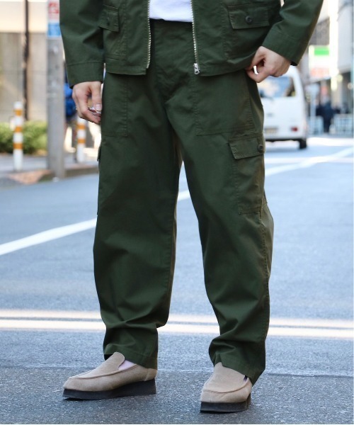 GUNG HO（ガンホー）の「【GUNG HO ガンホー】 CAMP FATIGUE 6POCKETS（カーゴパンツ・メンズ・オリーブ/ブラック・MEDIUM/LARGE/SMALL）」の14枚目の写真