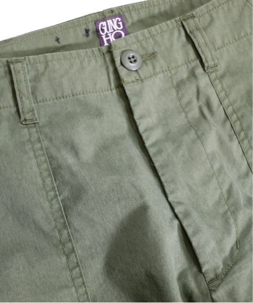 GUNG HO（ガンホー）の「【GUNG HO ガンホー】 CAMP FATIGUE 6POCKETS（カーゴパンツ・メンズ・オリーブ/ブラック・MEDIUM/LARGE/SMALL）」の5枚目の写真