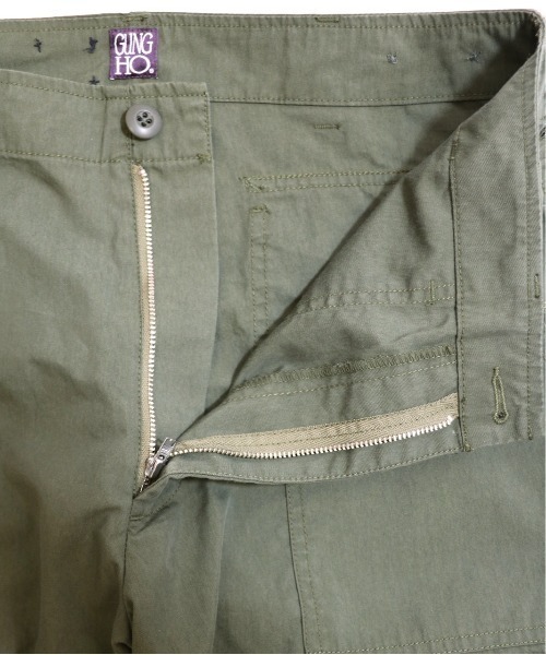 GUNG HO（ガンホー）の「【GUNG HO ガンホー】 CAMP FATIGUE 6POCKETS（カーゴパンツ・メンズ・オリーブ/ブラック・MEDIUM/LARGE/SMALL）」の6枚目の写真