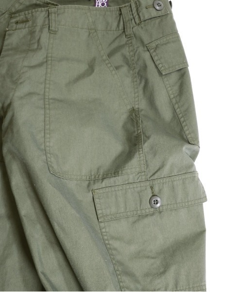 GUNG HO（ガンホー）の「【GUNG HO ガンホー】 CAMP FATIGUE 6POCKETS（カーゴパンツ・メンズ・オリーブ/ブラック・MEDIUM/LARGE/SMALL）」の8枚目の写真