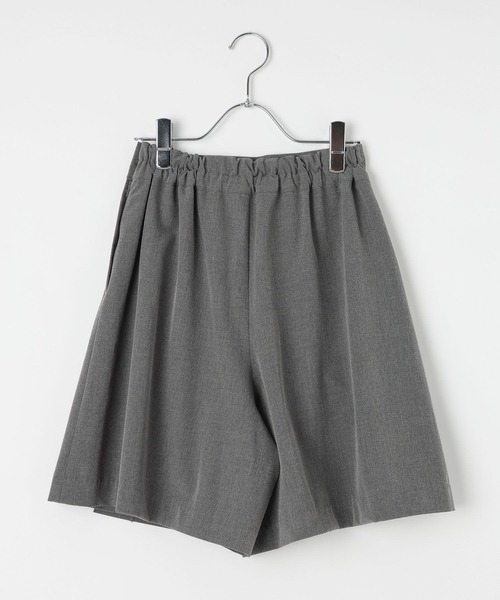 EATS PLEASE グレー プリーツキュロット EATS PLEASE グレー プリーツ