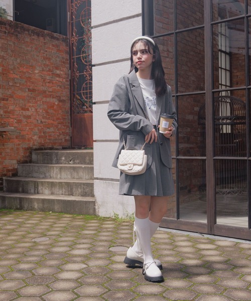 GLOBAL WORK（グローバルワーク）の「プリーツキュロット/AND YUA ANY/115767（その他パンツ・キッズ・ブラック/チャコール・150cm/160cm）」の18枚目の写真