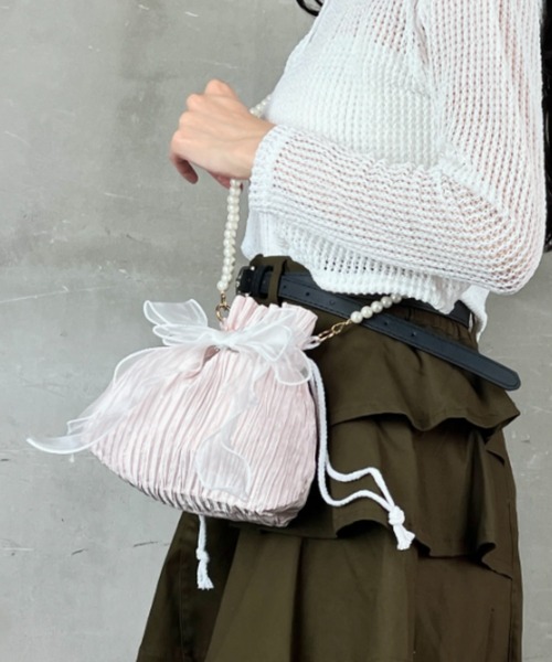 お纏めリクエスト＊ロラライハリス♡ワンハンドルふんわり巾着バッグ♡クッタリバッグ 2024.10.13】 ＼ちょいフリルのワンハンドルバッグ♡／ 先日の