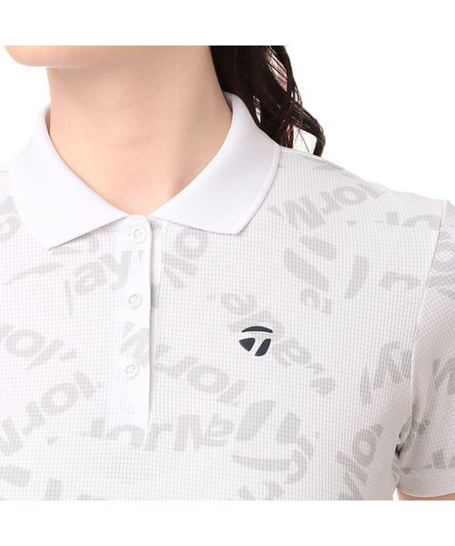 セール】ウィメンズ T-ICE TMグラフィック S/S ポロ ホワイト
