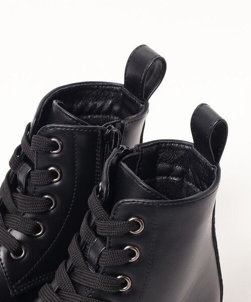 BEAMS mini（ビームスミニ）の「レースアップ ブーツ 2024FW（16～19cm）（ブーツ・キッズ・ライトブラウン/ブラック・19/18/17/16）」の6枚目の写真