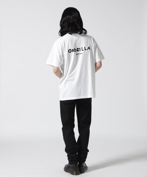 ROYAL FLASH（ロイヤルフラッシュ）の「guernika×Godzilla/ゲルニカ/PRINT T SHIRT/GODZILLA VS. MOTHRA（Tシャツ/カットソー・メンズ・ホワイト・M/L/2XL/XL）」の6枚目の写真