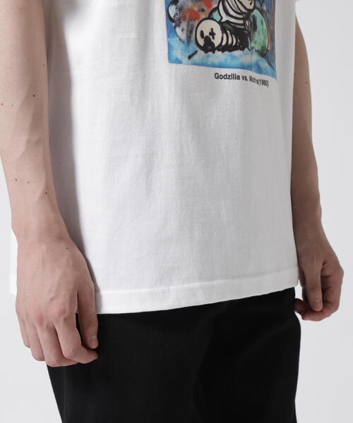 ROYAL FLASH（ロイヤルフラッシュ）の「guernika×Godzilla/ゲルニカ/PRINT T SHIRT/GODZILLA VS. MOTHRA（Tシャツ/カットソー・メンズ・ホワイト・M/L/2XL/XL）」の14枚目の写真