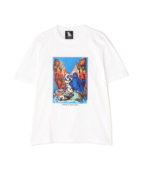 ROYAL FLASH（ロイヤルフラッシュ）の「guernika×Godzilla/ゲルニカ/PRINT T SHIRT/GODZILLA VS. MOTHRA（Tシャツ/カットソー・メンズ・ホワイト・M/L/2XL/XL）」の19枚目の写真