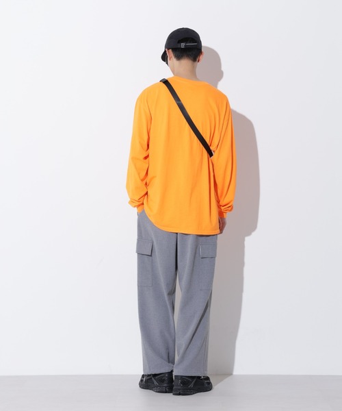 Apo(s)ture（アポスチャー）の「LUCAS-002/杢調ツイルピーチカーゴパンツ（カーゴパンツ・メンズ・ブラック/グレー/モカ/ネイビー・XS/S/M/L/XL）」の10枚目の写真