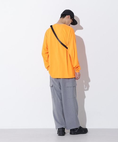 Apo(s)ture（アポスチャー）の「LUCAS-002/杢調ツイルピーチカーゴパンツ（カーゴパンツ・メンズ・ブラック/グレー/モカ/ネイビー・XS/S/M/L/XL）」の11枚目の写真