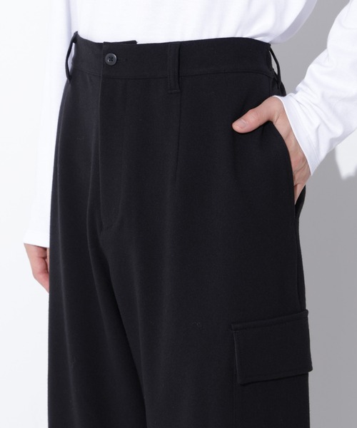 Apo(s)ture（アポスチャー）の「LUCAS-002/杢調ツイルピーチカーゴパンツ（カーゴパンツ・メンズ・ブラック/グレー/モカ/ネイビー・XS/S/M/L/XL）」の21枚目の写真