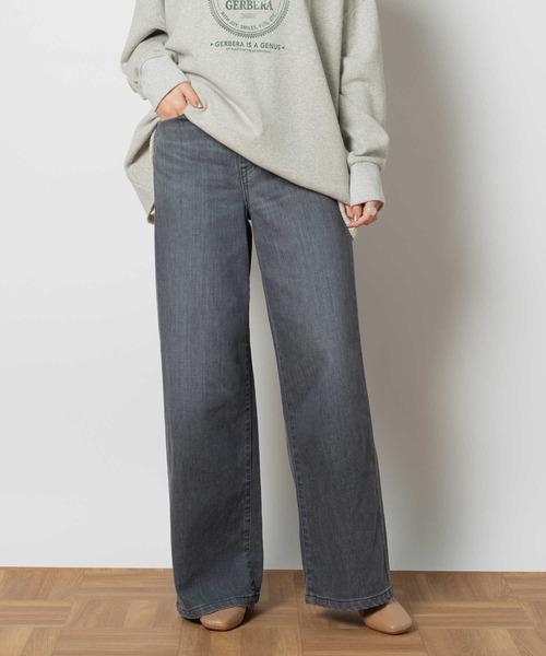 SOMETHING（サムシング）の「SOMETHING(サムシング)【レディース】「LISA」ワイドパンツ（デニムパンツ・レディース・ブラック・L/M/S/XS）」の22枚目の写真