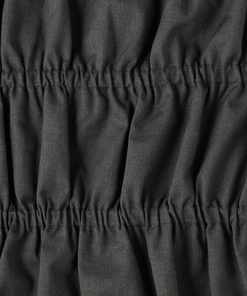 ATTISESSION（アティセッション）の「＜ATTISESSION＞シャーリング チューブトップ（ベスト・レディース・ブラック/ダークグレー・FREE）」の14枚目の写真