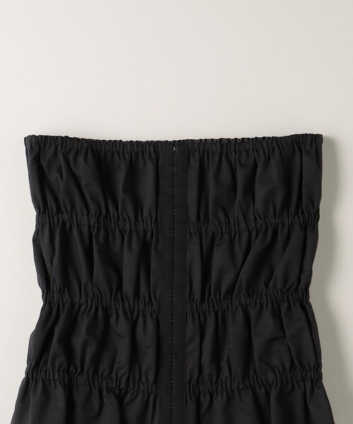 ATTISESSION（アティセッション）の「＜ATTISESSION＞シャーリング チューブトップ（ベスト・レディース・ブラック/ダークグレー・FREE）」の17枚目の写真