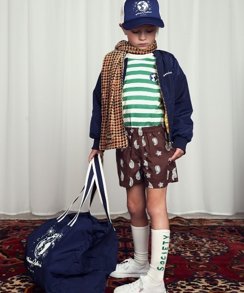 Mini Rodini（ミニロディーニ）の「mini rodini / ニーハイソックス（ソックス/靴下・キッズ・ホワイト/パープル・14-16cm/16-18cm/18-21cm/12-14cm）」の3枚目の写真