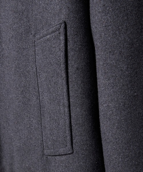 CIASENSE(シアセンス)の「High neck zip-up short blouson/ハイネックジップアップショートブルゾン(ブルゾン・メンズ・ブラック/チャコールグレー・M/L)」の11枚目の写真
