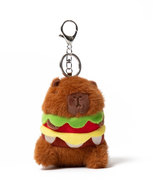 WEGO/バーガーカピバラぬいぐるみキーホルダー（キーホルダー