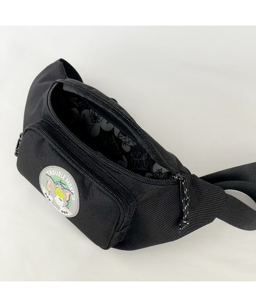 Tom&Jerry(トムアンドジェリー)の「TOM and JERRY×Flapperシリコンアップリケ付ボディバッグ(ボディバッグ/ウエストポーチ・レディース・ブラック/ベージュ・FREE)」の17枚目の写真