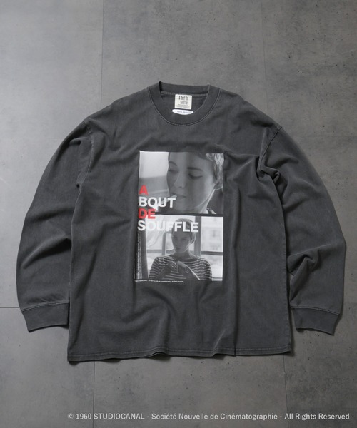 【セール】HOTEL PALACE(オテルパラス)ジャン＝リュック・ゴダール ピグメントシネマT デザインA（Tシャツ/カットソー）｜nano･universe（ナノユニバース）
