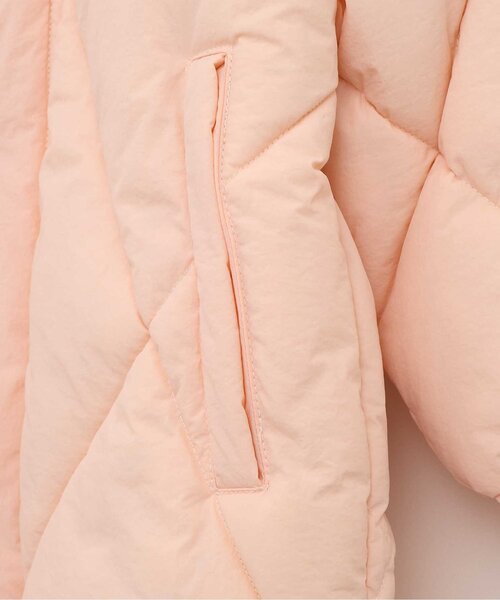 p.premier(ピードットプルミエ)の「マフラーいらずのフリル中綿ジャケット(ダウンジャケット/コート・キッズ・ベビーピンク/アイボリー/サックスブルー・80/90/100/110/120/130/140)」の12枚目の写真