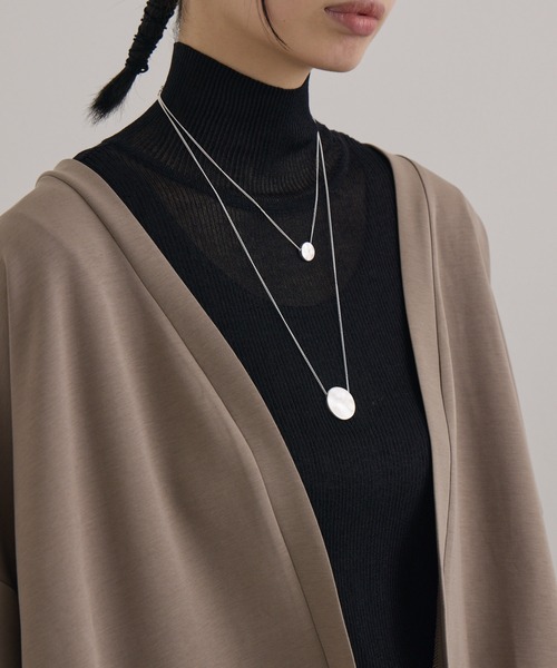 Paradise Picnic（パラダイスピクニック）の「配色ラインカーディガン（カーディガン/ボレロ・レディース・グレイッシュベージュ/ブラック・FREE）」の15枚目の写真