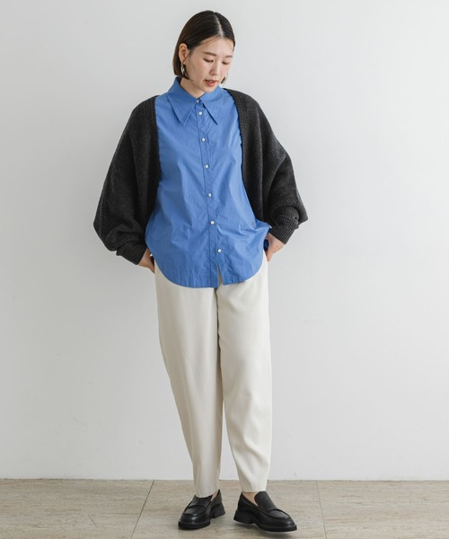 F by ROSSO　アンチピリング片畦ボレロカーディガン F by ROSSO アンチピリング片畦ボレロカーディガン[RA46-22Y602