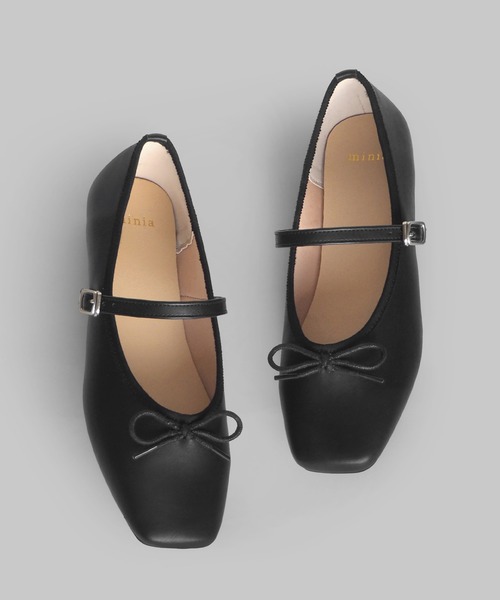 minia（ミニア）の「ストラップバレエシューズ（バレエシューズ・レディース・ブラック/シルバー/ベージュ系/シルバー系・S/M/L）」の14枚目の写真