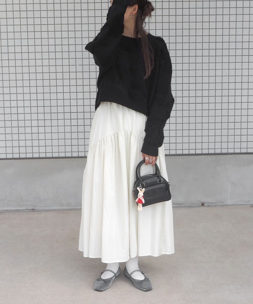 minia（ミニア）の「ストラップバレエシューズ（バレエシューズ・レディース・ブラック/シルバー/ベージュ系/シルバー系・S/M/L）」の16枚目の写真