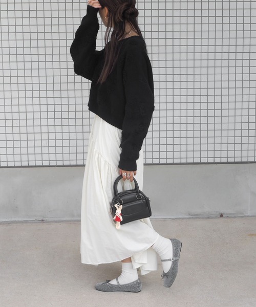 minia（ミニア）の「ストラップバレエシューズ（バレエシューズ・レディース・ブラック/シルバー/ベージュ系/シルバー系・S/M/L）」の15枚目の写真