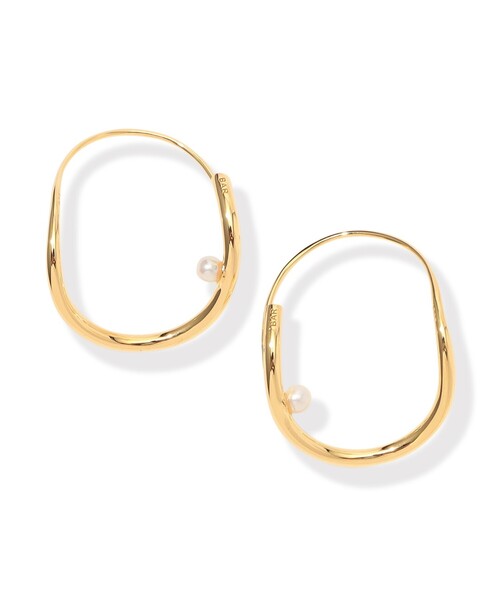 セール】BAR Jewellery Piega Earrings With Pearl ピアス（ピアス（両