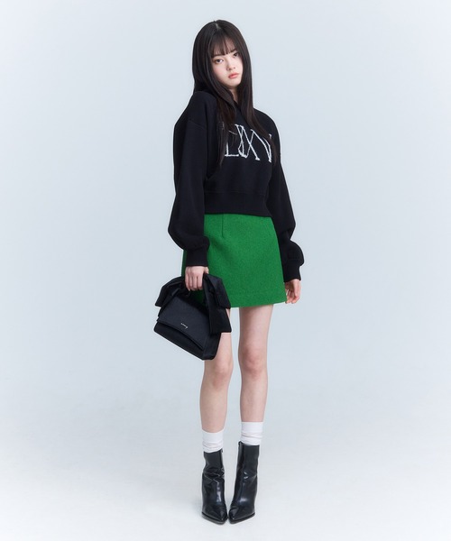 ツイードカーヴィーミニスカート（スカート）｜eimy istoire（エイミー  