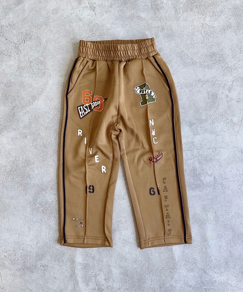 Ocean&Ground（オーシャン&グラウンド）の「プリントジャージトラックパンツ（その他パンツ・キッズ・ベージュ/ネイビー/オリーブ・90/100/110/120/80/130/95/140）」の2枚目の写真